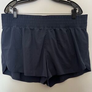 GAP Fit Black Athletic Elastic-Waist Running Shorts